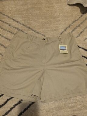 L.L. Bean Tan Cotton Casual Shorts